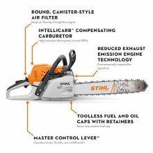 Additional picture of SAW CHAIN MS 251 45.6 CC 3.0 BHP 11LBS .325 W/18" BAR