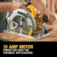 Additional picture of Saw Circular Corded Lightweight 7-1/4" w/Contractor Bag Dewalt (Bare Tool)