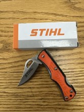 Additional picture of Knife/ Black/Orange Aluminum Handle STIHL