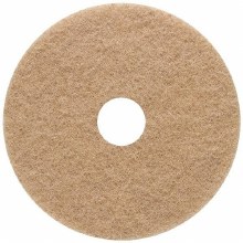 FLOOR SPRAY BUFFING PAD, 17" X 1" BROWN