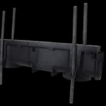 Additional picture of CHANNEL, BLACK, POLYLOK, 4 FEET, COMPLETE ASSEMBLY W/ GRATE