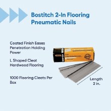 Additional picture of Nail Flooring 2" L-Nail Bostitch Box of 1000 2-Pack