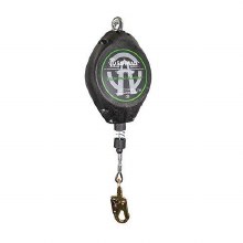 RETRACTABLE LIFELINE, 30' GALV CABLE, LOCKING SNAP HOOK, W/ SWIVEL