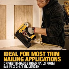 Additional picture of Nailer Brad 18 GA Precision Point Dewalt (Bare Tool)