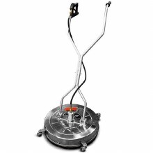 SURFACE CLEANER, 24", STAINLESS STEEL W/WHEELS AND HANDLE(A+SC24)