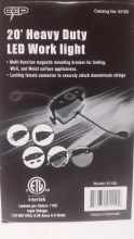 Additional picture of LIGHT, LED STRING, 20' WITH 1 LED FLOOD HEAD, MAGNETIC BRACKET, 18/2 SJTW