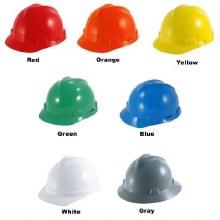 HARD HAT, ORANGE, STRAIGHT BACK