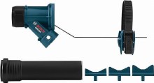 Additional picture of DUST EXTRACTION ATTACHMENT FOR CHIPPING CONCRETE W/SDS MAX OR SPLINE CHISELS