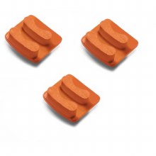 SEG, GRIND, ROUND END, DOUBLE, 50 GR , XTRA-SOFT BOND, G1415D ORANGE- 3 PACK-