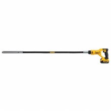 VIBRATOR, 4' WHIP, 1" HEAD , DEWALT 20v  LION, CHARGER, 1  BATERY