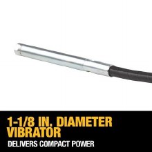 Additional picture of VIBRATOR 4' WHIP 1" HEAD DEWALT 20v  MAX CHARGER 1-4 AH  BATERY