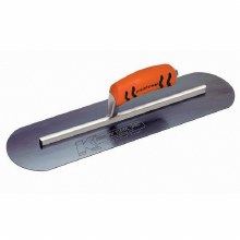 TROWEL, 14" x 3" BLUE STEEL ROUND END BURN W/PROFORM HANDLE