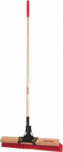 BROOM, PUSH 24" MULTI SURFACE, WITH HANDLE, BRACE, RAZORBACK