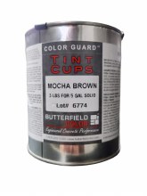 Additional picture of TINT CUP, SOLID COLOR, U27 MOCHA BROWN, FOR USE WITH CGG5PRO350, 3 LBS FOR 5 GALLON