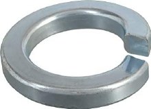 WASHER, SPLIT LOCK 1/4",  ZINC PLATED , JAR OF 100