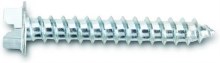 SCREW, HEX HEAD #8 x 1/2" SLOT HEAD TAP,  ZINC PLATED , JAR OF 100