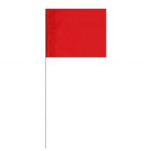 FLAG, MARKING, 2.5" X 3.5", 21" WIRE, RED, PAK OF 100