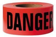 TAPE, CAUTION, RED, "DANGER DO NOT ENTER", 3" x 1000 FT. TAPE, CAUTION, RED, "DANGER DO NOT ENTER", 3" x 1000 FT.