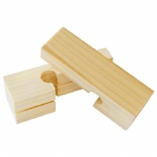 LINE BLOCKS, 4", WOOD 5 PAIR PACK