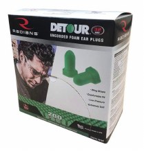 EARPLUGS, DETOUR DETERRENT, MULTI-COLOR FOAM - UN-CORDED, BOX 200