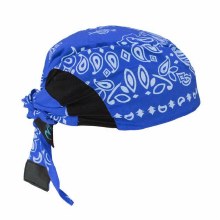 BANDANA, ARTIC WEAR BLUE PAISLEY HEAD SHADE