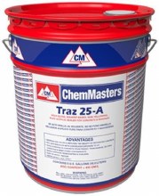 SEALER, TRAZ 25A,1 GALLON HIGH GLOSS, HIGH SOLID, SOLVENT, CHEMMASTER , USE ON PREVIOUSLY POURED OR SEALED CONCRETE- DOES NOT CONTAIN A CURING AGENT
