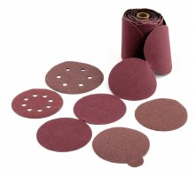 SANDING DISC, 6", 120 GRIT, PSA  FOR PAINT, METAL, WOOD- ROLL OF 100