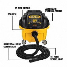 Additional picture of VACUUM, WET/DRY, 8 GAL HEPA POWER TOOL TRIGGERED, AUTO FILTER CLEANING
