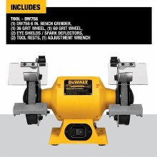 Additional picture of Grinder Bench 6" Dewalt