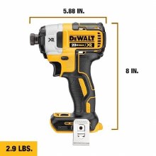Additional picture of Impact Driver 20V Max XR 1/4" 3-Speed Dewalt (Bare Tool)