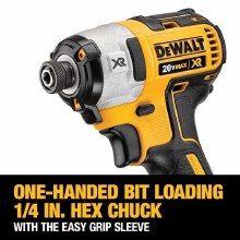 Additional picture of Impact Driver 20V Max XR 1/4" 3-Speed Dewalt (Bare Tool)