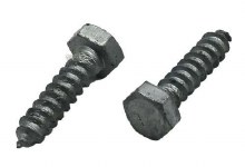 GALVANIZED HEX HEAD LAG BOLT 3/8" X 2"