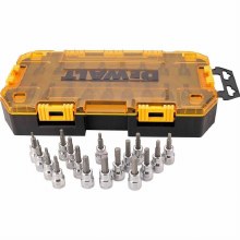 SOCKET SET, 17 PC, 3/8"  TOOL, DEWALT