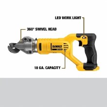 Additional picture of Shear Offset Metal 20V Max 18 Gauge Dewalt (Bare Tool)