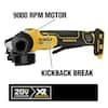 Additional picture of Grinder 20V Max XR Cordless Brushless 4-1/2" Paddle Switch w/E-Clutch Kit Dewalt (2) Batteries (1) Charger (1) Bag
