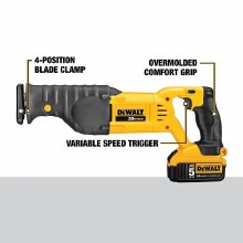 Additional picture of Saw Reciprocating 20V Max Cordless Kit Dewalt (1) Battery (1) Charger (1) Kit Box
