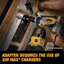 Additional picture of Adapter 18V to 20V Combo Kit Dewalt (1) Adapter (1) Charger (2) 2.0 AH Batteries