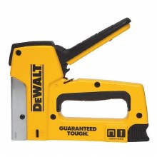 Additional picture of Stapler/Nail Gun Heavy Duty 27/64" Crown 1/4" to 9/16" Leg Staple and 18 GA Brads 1/2" & 5/8" Long Dewalt