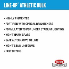 Additional picture of STRIPING PAINT ATHLETIC  WHITE- LINE UP FOR TURF WATER BASED