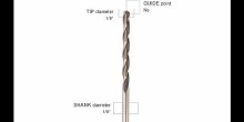 Additional picture of STANDARD 1/8" POINT DRYWALL ZipBit, 16 pack ROTO ZIP