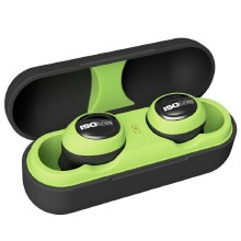 EARBUDS, BLUETOOTH, ISOtunes WIRE FREE, SAFETY GREEN, UP TO 7 HR BATTERY