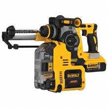 Additional picture of Hammer Rotary SDS Plus L-Shape 1" Kit Dewalt w/Onboard Dust Extractor (2) Batteries (1) Charger (1) Depth Rod (1) Kit Box