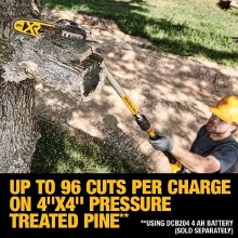 Additional picture of Saw Pole 20V Max XR Cordless Brushless 8" Bar 15' Reach Kit (1) Battery (1) Charger (1) Extension Pole