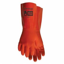 GLOVES, 15 MIL NITRILE, 14" GAUNTLET, ORANGE