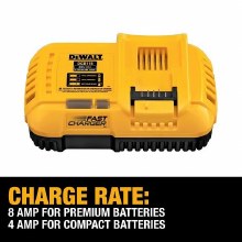 Additional picture of Charger Battery 20V Max/60V Max Flexvolt 8 amp Fast Charger Dewalt