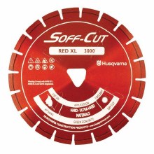 BLADE/SKIDPLATE, 6.5" SOFFCUT, RED  XL6.5-3000