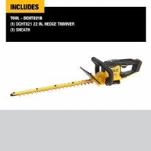 Additional picture of Hedge Trimmer 20V Max Cordless Brushless 22" Dewalt (Bare Tool)