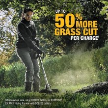 Additional picture of Trimmer 60V Flexvolt Max Cordless Brushless 17" (Attachment Capable) Kit Dewalt (1) Battery (1) Charger (1) .080" Line Prewound Spool