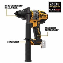 Additional picture of Drill Hammer 20v Max Atomic 1/2" Dewalt (Bare Tool)