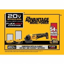 Additional picture of GRINDER, CORDLESS 4.5"  20V MAX FLVOLT, PADDLE MAX XR (BARE TOOL)